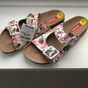 Floral sandals